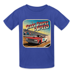 Vintage 76 | Stars Stripes & Speed | Youth T-Shirt - royal blue