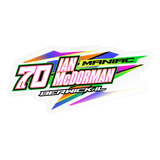Ian McDorman | 2025 |  Kiss-Cut Vinyl Decal - transparent glossy