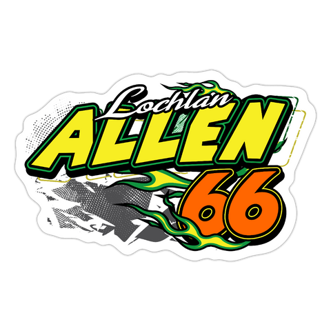 Lochlan Allen | 2025 |  Kiss-Cut Vinyl Decal - white matte