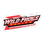 Wild Frogs Racing | 2025 |  Kiss-Cut Vinyl Decal - white matte