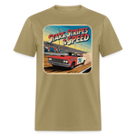 Vintage 76 | Stars Stripes & Speed | Adult T-Shirt - khaki