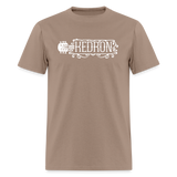 KEDRON | White Logo | Adult T-Shirt - brown savana