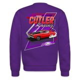 Cutler Racing | 2025 | Adult Crewneck Sweatshirt - purple