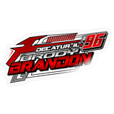Brody Brandon | 2026 | Kiss-Cut Vinyl Decal - transparent glossy