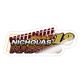 Nicholas Massirio | 2025 |  Kiss-Cut Vinyl Decal - white glossy