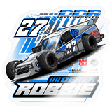 Derek Robbie | 2026 | Kiss-Cut Vinyl Decal 2 - transparent glossy