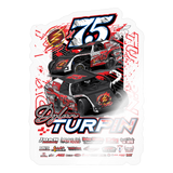 Dylan Turpin | 2025 |  Kiss-Cut Vinyl Decal 2 - transparent glossy