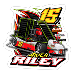 Aiden Riley | 2025 |  Kiss-Cut Vinyl Decal 2 - white matte