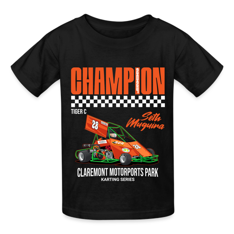 Seth Muguira | Champion | 2024 | Youth T-Shirt - black