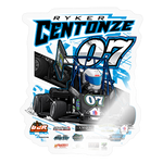 Ryker Centonze | 2025 |  Kiss-Cut Vinyl Decal 2 - transparent glossy