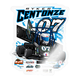 Ryker Centonze | 2025 |  Kiss-Cut Vinyl Decal 2 - transparent glossy