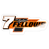 Tyler Fellows | 2026 | Kiss-Cut Vinyl Decal - white glossy