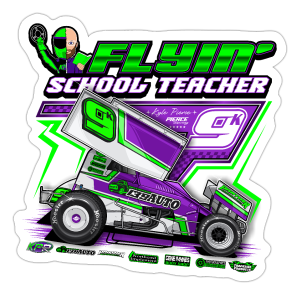 Kyle Pierce | Pierce Racing | 2024 | Kiss-Cut Vinyl Decal 2