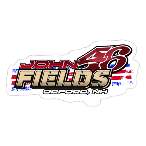 John Fields | 2025 |  Kiss-Cut Vinyl Decal - white matte