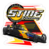 Stine Racing | 2026 | Kiss-Cut Vinyl Decal 2 - white matte