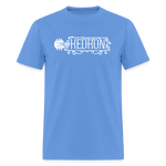 KEDRON | White Logo | Adult T-Shirt - carolina blue