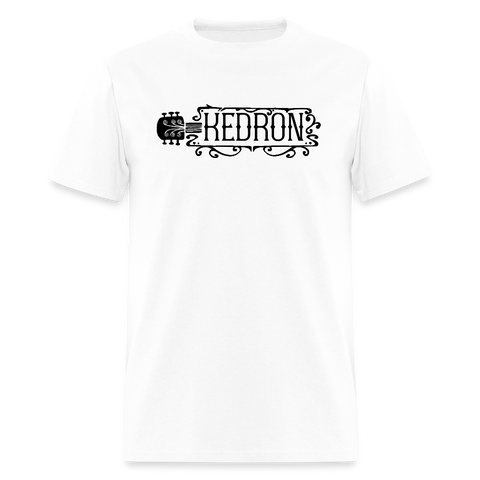 KEDRON | Black Logo | Adult T-Shirt - white