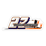 Miken Iverson | 2025 |  Kiss-Cut Vinyl Decal - white matte