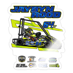 Jaybyn Rood | 2025 |  Kiss-Cut Vinyl Decal 2 - white glossy