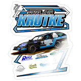 Dylan Krutke | 2026 | Kiss-Cut Vinyl Decal 2 - white glossy