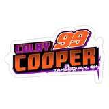 Colby Cooper | 2025 |  Kiss-Cut Vinyl Decal - white matte