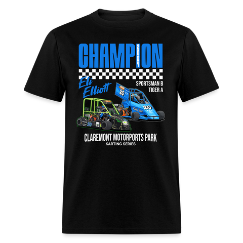 Eli Elliott | Champion | 2024 | Adult T-Shirt - black