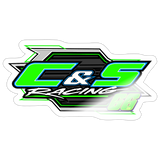 C & S Racing | 2026 | Kiss-Cut Vinyl Decal - white glossy