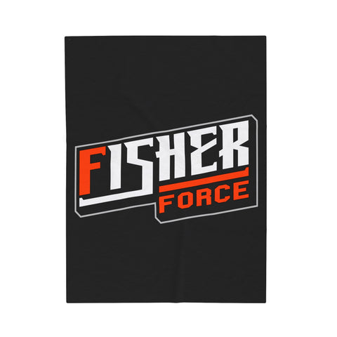 Fisher Force | Orange White | 2023 | Plush Blanket