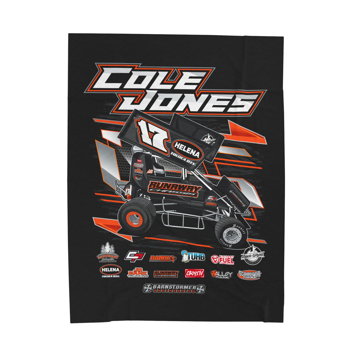 Cole Jones | 2025 | Plush Blanket – Five Star Racewear