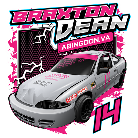 Braxton Dean | 2023 | Kiss-Cut Vinyl Decal 2