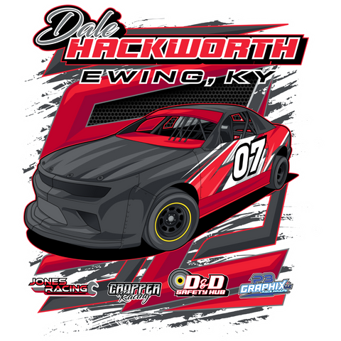 Dale Hackworth | 2023 | Kiss-Cut Vinyl Decal 2