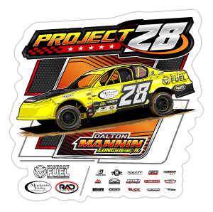 Osman Racing | Dalton Mannin | 2024 | Kiss-Cut Vinyl Decal