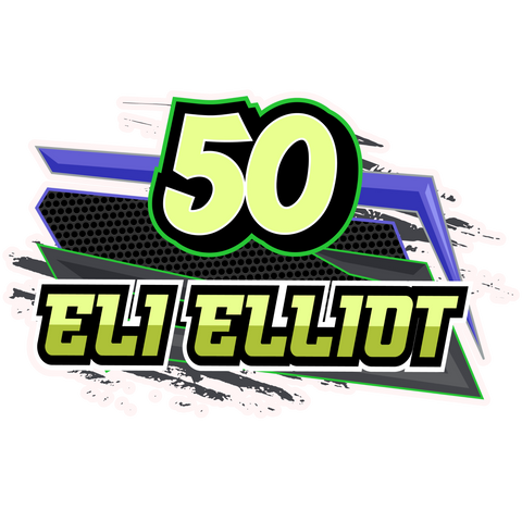 Eli Elliott | 50 | 2023 | Kiss-Cut Vinyl Decal