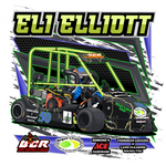 Eli Elliott 50 | 2023 | Kiss-Cut Vinyl Decal 2