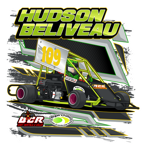 Hudson Beliveau | 2023 | Kiss-Cut Vinyl Decal 2