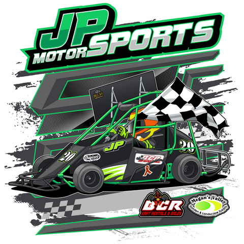 JP Motorsports | 2023 | Kiss-Cut Vinyl Decal 2