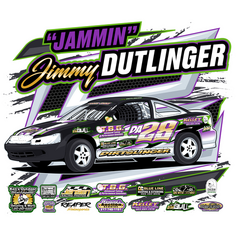 Jimmy Dutlinger | Dirtslinger | 2023 | Kiss-Cut Vinyl Decal 2