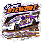 Kenny Stewart | 2023 | Kiss-Cut Vinyl Decal