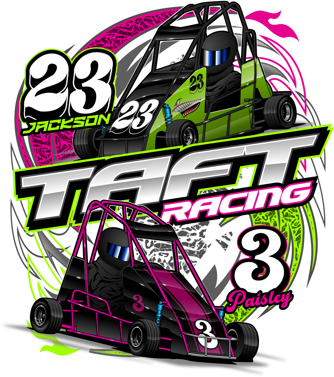 Taft Racing | 2024 | Kiss-Cut Vinyl Decal 2 – Five Star Racewear