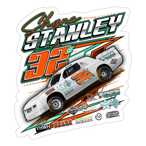 Shane Stanley | 2023 | Sticker 2 - white matte