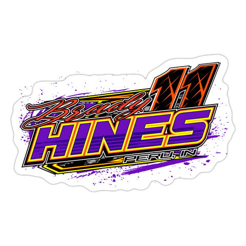 Brady Hines | 2023 | Sticker - white matte