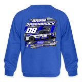 Brian Dasenbrock | 2023 | Youth Crewneck Sweatshirt - royal blue