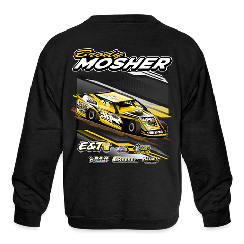 Brody Mosher | 2023 | Youth Crewneck Sweatshirt - black