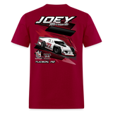 Joey Morrissette | Red 77 | 2023 | Adult T-Shirt - dark red