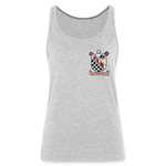 Joey Morrissette | Red 77 | 2023 | Women's Tank - heather gray