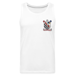 Joey Morrissette | Red 77 | 2023 | Men's Tank - white