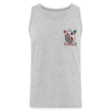 Joey Morrissette | Red 77 | 2023 | Men's Tank - heather gray