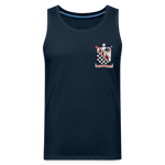 Joey Morrissette | Red 77 | 2023 | Men's Tank - deep navy