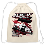 Joey Morrissette | Red 77 | 2023 | Cotton Drawstring Bag - natural