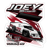 Joey Morrissette | Red 77 | 2023 | Sticker 2 - white matte